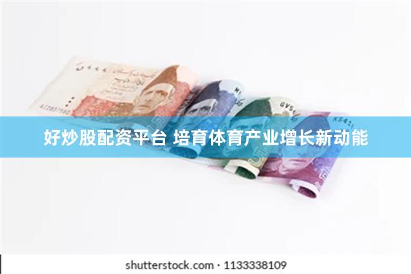 好炒股配资平台 培育体育产业增长新动能