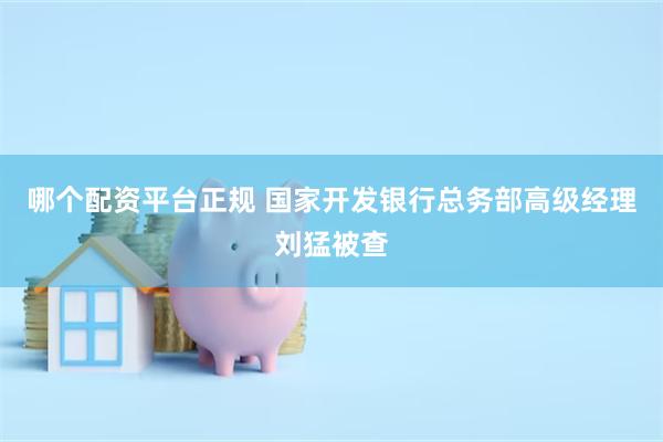 哪个配资平台正规 国家开发银行总务部高级经理刘猛被查