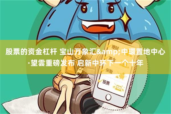 股票的资金杠杆 宝山万象汇&中環置地中心·望雲重磅发布 启新中环下一个十年