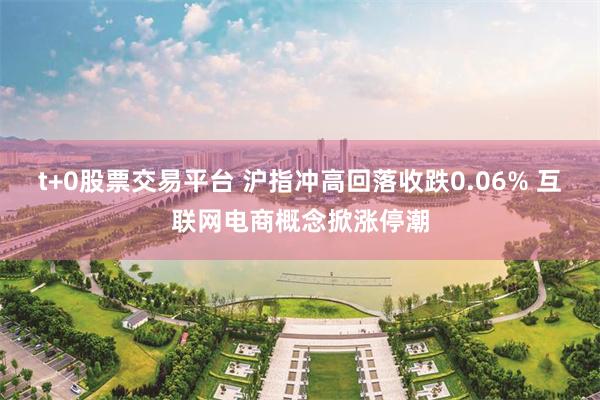 t+0股票交易平台 沪指冲高回落收跌0.06% 互联网电商概念掀涨停潮