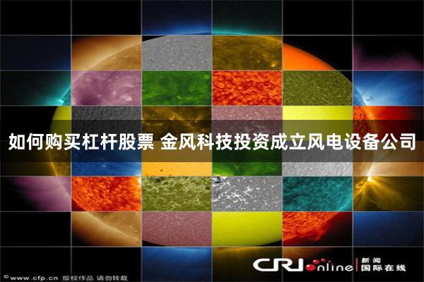 如何购买杠杆股票 金风科技投资成立风电设备公司